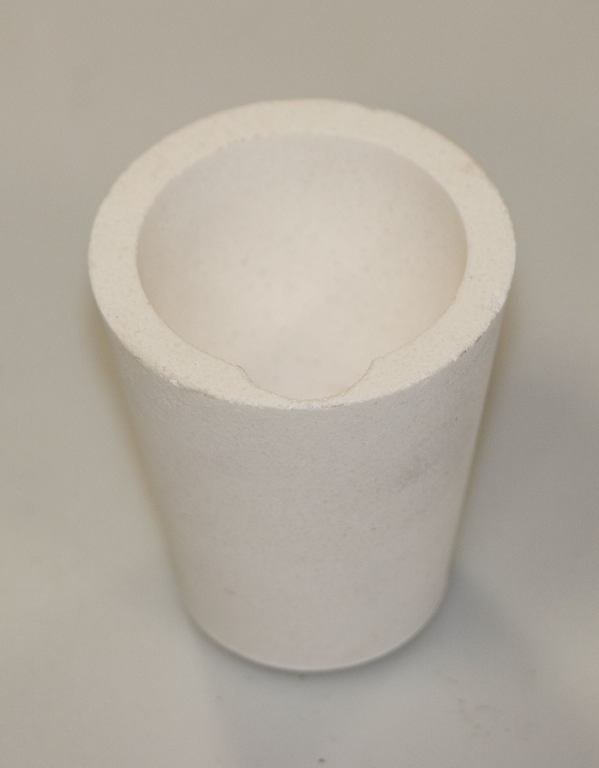 200 Gram Ceramic Alumina Crucible Cup