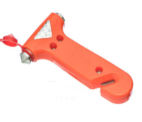 5"/3-IN-1 Automotive Emergency Tool (Seat Belt Cutter,Window Punch & Hammer)