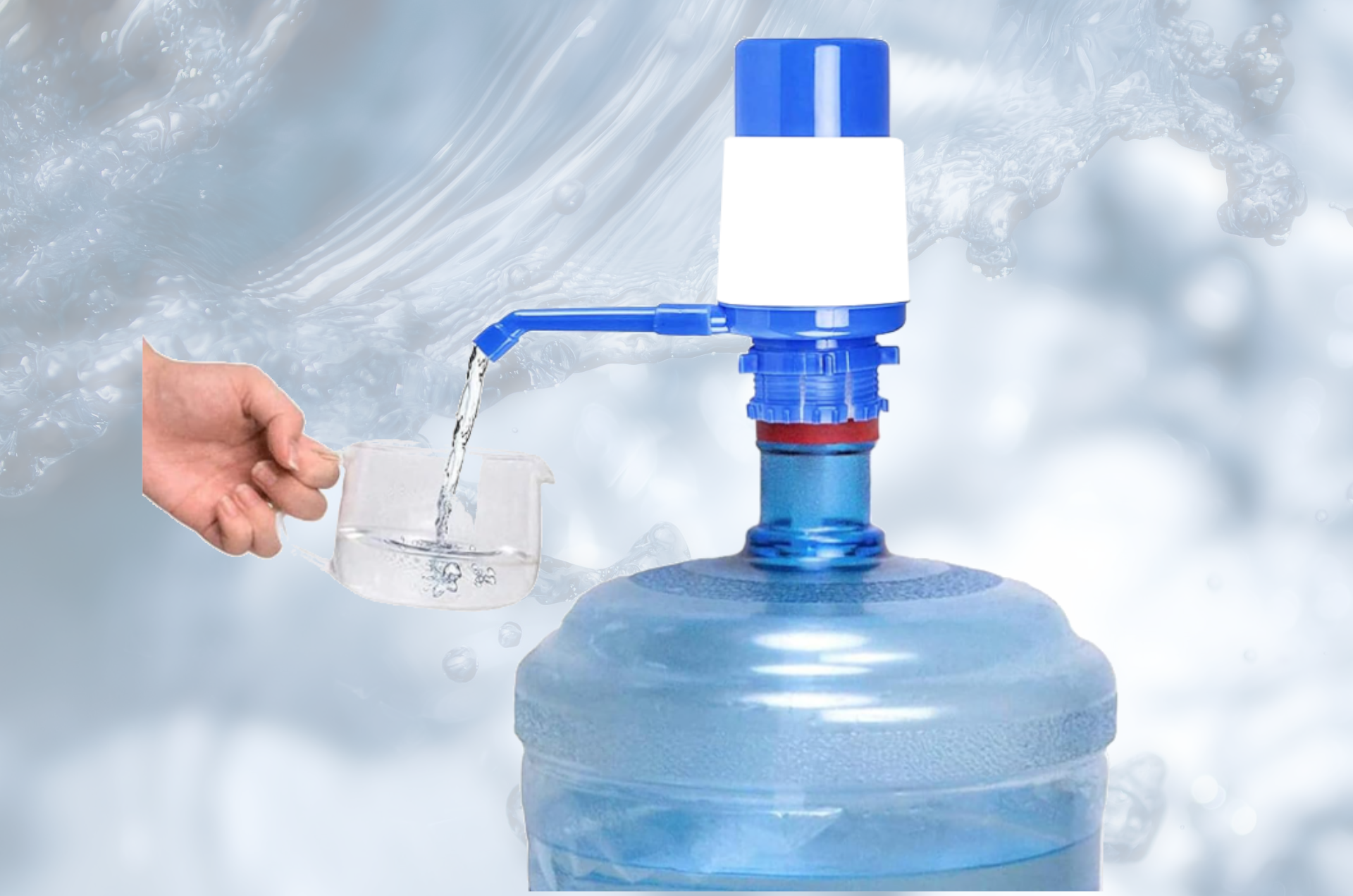 water jug hand pump