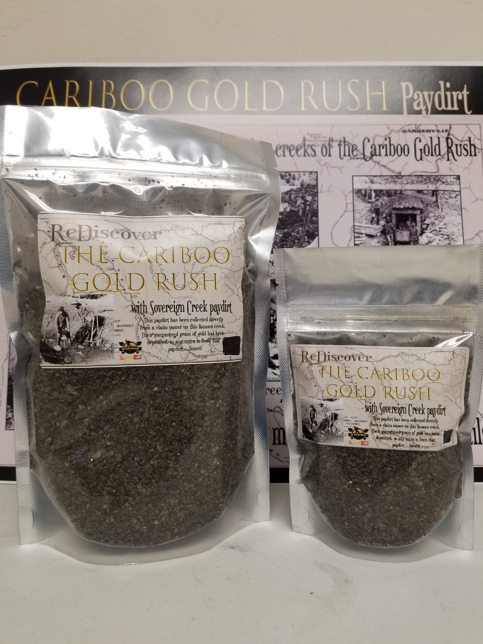 The ReDiscoverers - ReDiscover The Cariboo Gold Rush - Sovereign Creek Paydirt 2lb Bag